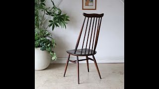 アーコール（ERCOL）ゴールドスミスチェア【ブラウン】１脚　商品番号【022021d】