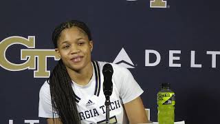 GTWBB Kara Dunn postgame press conference vs. North Carolina - Jan. 18, 2024