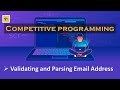 Validating and Parsing Email Address - HackerRank - #16 - Python Practice Examples