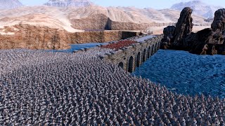 300 SPARTANES vs 6.000 PERSONS on the bridge | Ultimate Epic Battle Simulator