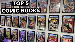 MY TOP 5 KEY COMIC BOOKS! COMMUNITY TAG VIDEO