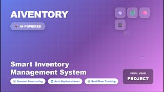 Aiventory - AI-Powered Inventory Management System | Final Year Project #shorts #ai