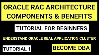 Oracle RAC architecture, components and benefits| RAC concepts | Tutorials for beginners - Part 1