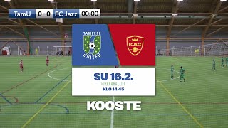 KOOSTE: Tampere United – FC Jazz / Harjoitusottelu / 16.2.2025 / Pirkkahalli