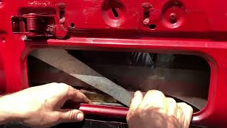 Repairing window regulator 1969 Dodge Coronet