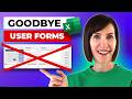 EASIEST Excel Data Entry Form in 2026 | No VBA Required