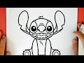 COMMENT DESSINER STITCH (LILO ET STITCH)