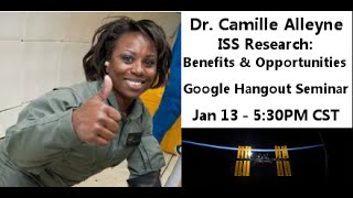 Google Hangout Seminar with Dr. Camille Alleyne