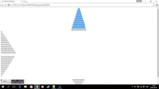 JAVASCRIPT ASSIGNMENT - PATTERN PRINTING