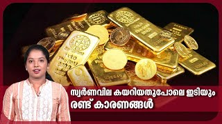 സ്വർണവില കയറിയതുപോലെ ഇടിയും. രണ്ട് കാരണങ്ങൾ | Gold Price Today | Gold Rate