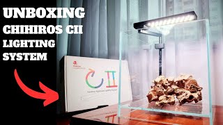 UNBOXING OF CHIHIROS C2 RGB REVIEW BLUETOOTH LIGHTING SYSTEM FOR NANO TANK AQUARIUM