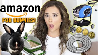 Things You Can Buy on AMAZON for Rabbits! (Christmas Shop with Us!)