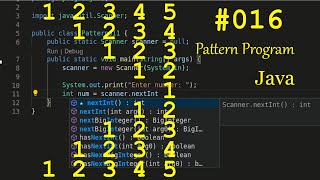 java: pattern programming #016 || vs code ||