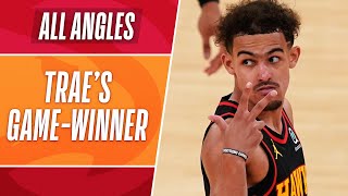 ALL ANGLES: 🚨 Ice Trae Seals The GAME 1 WIN For Atlanta 🥶 🚨