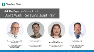 Ask the Experts | Don't Wait: Relieving Joint Pain
