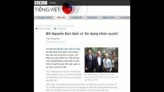 03-03-2011 - BBC Vietnamese - BS Nguyễn Đan Quế và 'tín dụng nhân quyền'