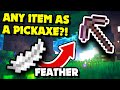 How to Make ANY ITEM a PICKAXE With Commands in Minecraft 1.21+ Java?! Tools Data Component [Easy]