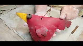 How to Handbuild a Redbird from Stoneware Clay