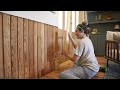LIVING ROOM MAKEOVER Finishing Trim & Matching 100-Year-Old Stain  XO, MaCenna