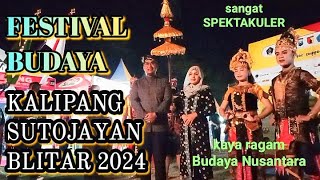 FESTIVAL BUDAYA KALIPANG SUTOJAYAN BLITAR 2024