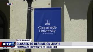 Chaminade Plans to Return to In-Person Classes - KITV 6 15 20