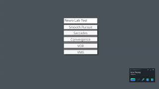 Vestibular Ocular Motor Screening (VOMS) in VR