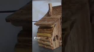 wooden house for fairy drevený domček #fairyhouse