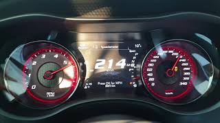 2018 Charger Hellcat acceleration from 0-300 km ( 0-186 mph )