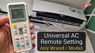 [New] Universal AC Remote Setting | Chunghop K 1028E Setup (Any Brand/Model)