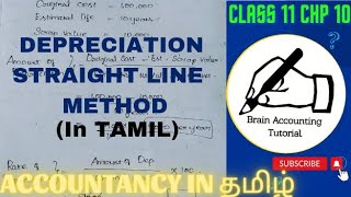 what is Depreciation and Straight Line Method in Tamil | 11thSTD chp-10 Depreciation| தமிழில்