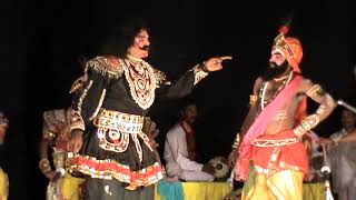 Yakshagana -- Pareeksharanga - 2 -  Prajwal kumar Guruvayanakere as Dushasana