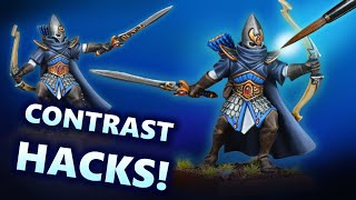 Contrast Hacks! Painting High Elf Shadow Warriors for Warhammer: The Old World! Tutorial