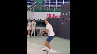 Federer just having Fun! 🥹