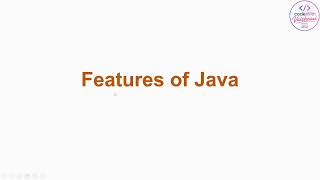 Features of Java Explained | Java Features for Beginners | Java Tutorial in Hindi