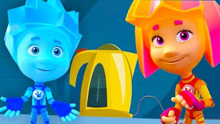 The Electric Kettle | The Fixies | Cartoons for kids | Learning videos