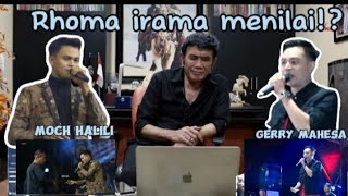 BEBAS || Rhoma irama menilai karakter Vocal gerry mahesa dan M halili #gerrymahesa #rhomairama