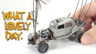 How to make Weathering (easy and simple) - Tamiya 1/48 - Mad Max Vehicles (Nux Car)
