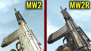 Call of Duty MW2 vs MW2 Remastered - Weapons Comparison