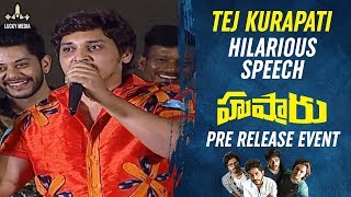 Tej Kurapati Superb Entertaining Speech | Hushaaru Pre Release Event | Rahul Ramakrishna | Tejus