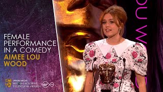 Aimee Lou Wood Wins Female Performance in a Comedy for Sex Education | Virgin BAFTA TV Awards 2021