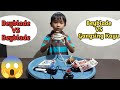 Beyblade VS beyblade and Beyblade VS Wood Gangsing battles // Which wins?? So much fun!!