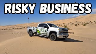 Driving my $80,000 WORK TRUCK in the Glamis Sand Dunes! Is it RISKY?