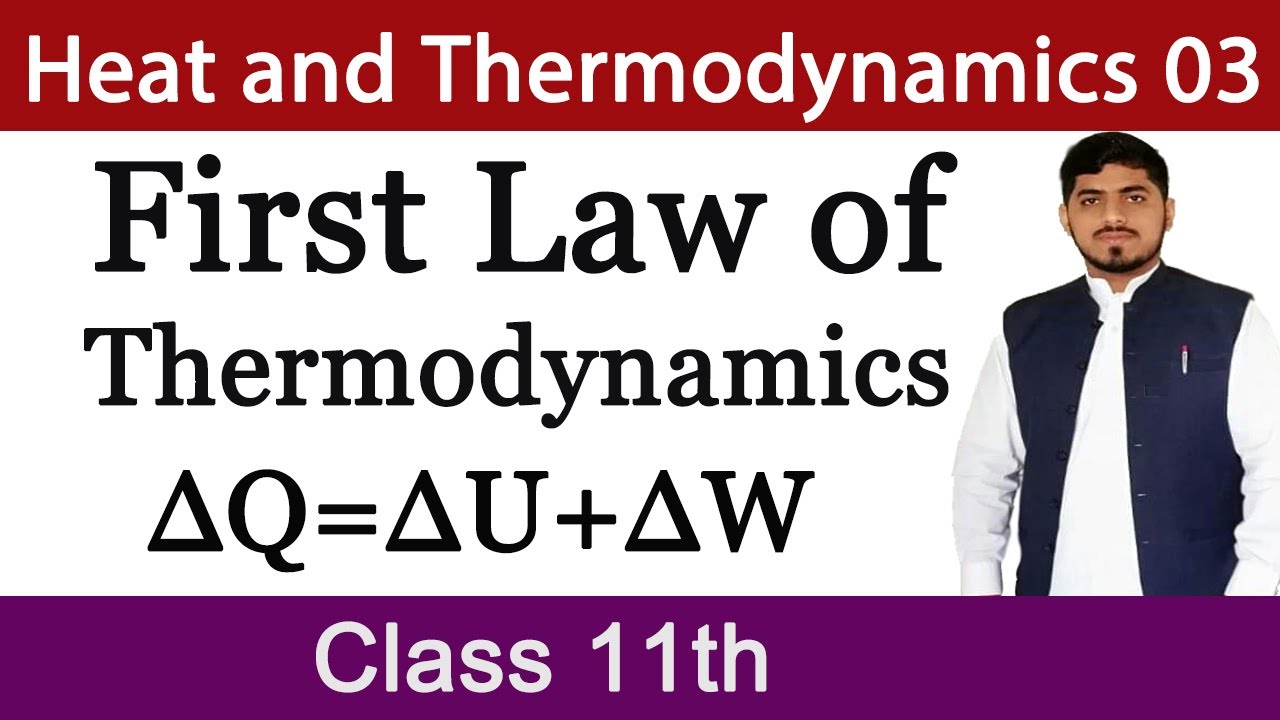 First Law Of Thermodynamics | Work And Heat And Internal Energy | Heat ...