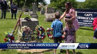 Historic tribute held for last Union Civil War veteran buried in Westmoreland County