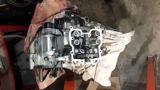 2002 Suzuki Vinson 500. head and timing chain installation continued....Episode #9.5