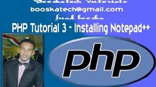 ▶ Tutorial 3 PHP Installing Notepad++ PHP For Beginners afsomali