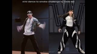 NI-KI SMOKE CHALLENGE FROM DANCE JAM (WITH BADA LEE) #ENHYPEN