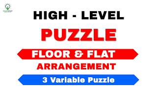 Reasoning Puzzle Flat and Floor Arrangement for SBI PO, CLERK, IBPS PO, Clerk
