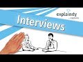 Interview explained (explainity® explainer video)