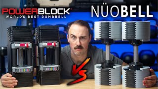 Powerblock vs NÜOBELL Adjustable Dumbbells - The Quick Change Choice!